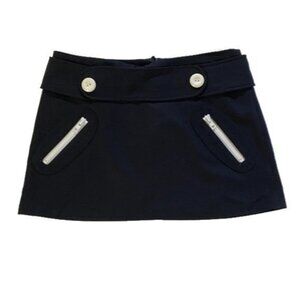 H&M Divided | Black Wool Mini Skirt